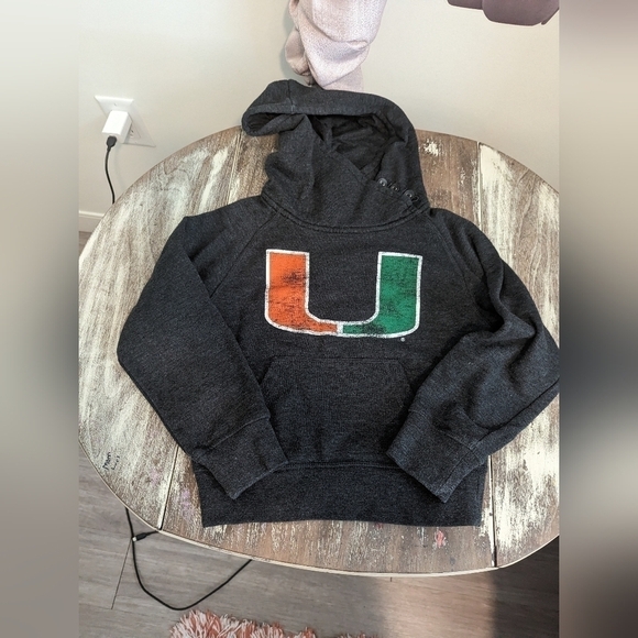 University Miami Toddler hoodie size small‎ - Picture 1 of 11